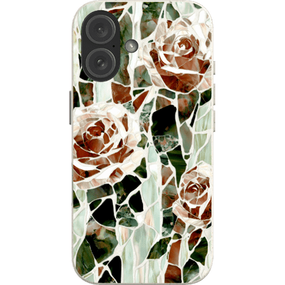 Stepping Green Phone Case Mosaic Rose Bio Case