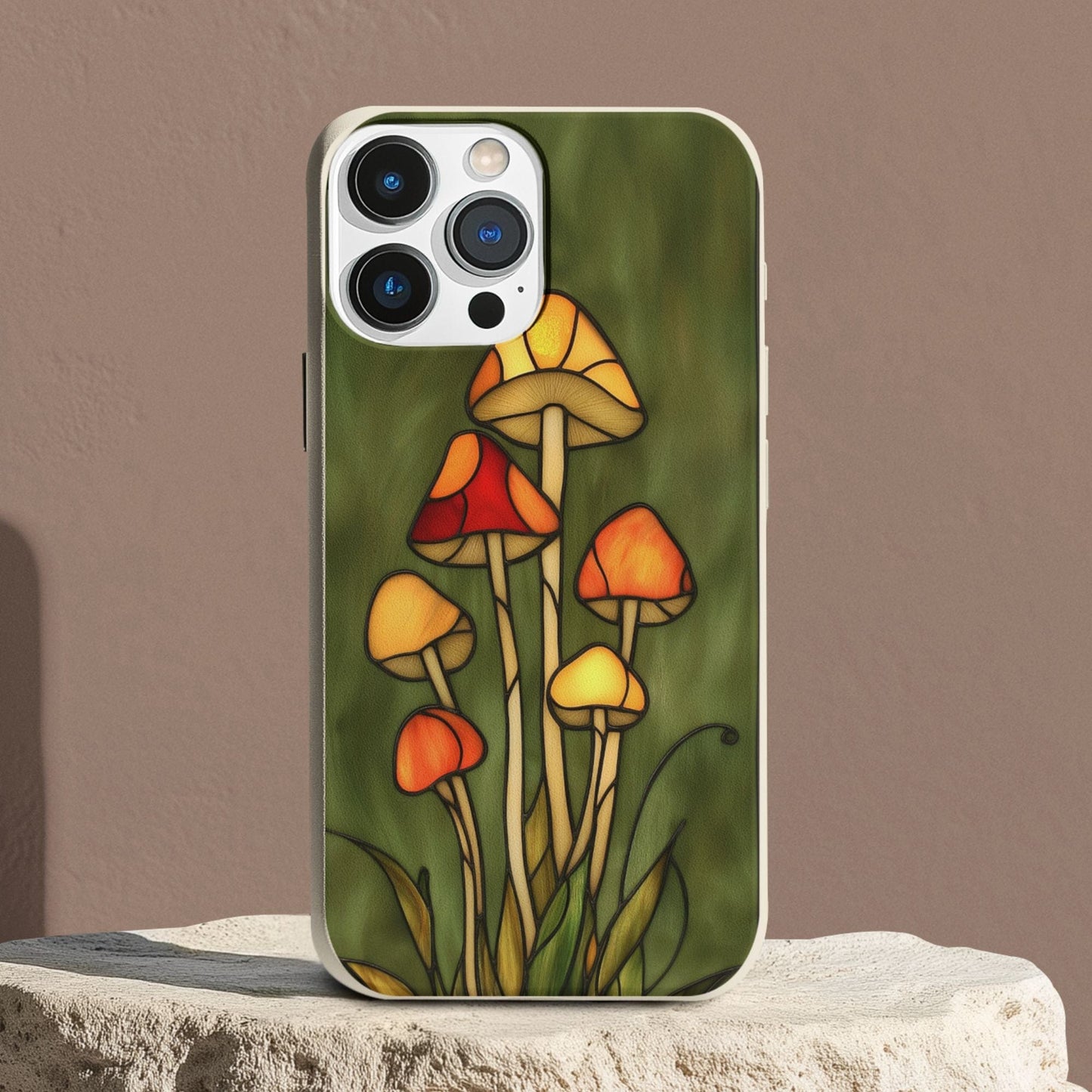 Stepping Green Phone Case Mushroom Bio Case