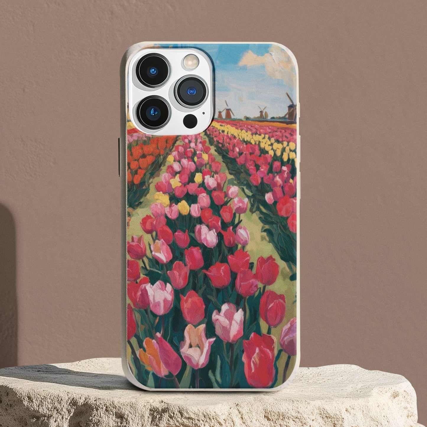 Stepping Green Phone Case Painted Tulip 2 Bio Case
