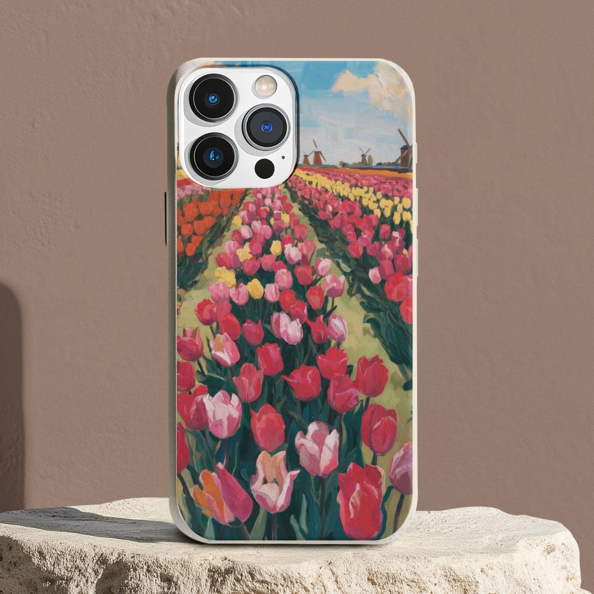 Stepping Green Phone Case Painted Tulip 2 Bio Case