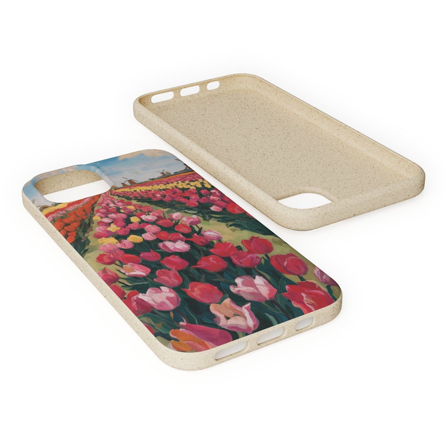 Stepping Green Phone Case Painted Tulip 2 Bio Case
