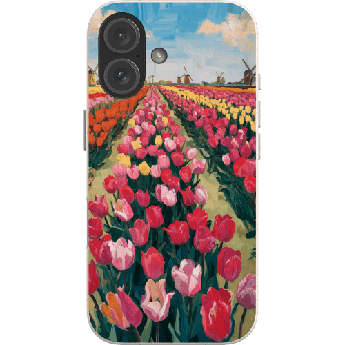 Stepping Green Phone Case Painted Tulip 2 Bio Case