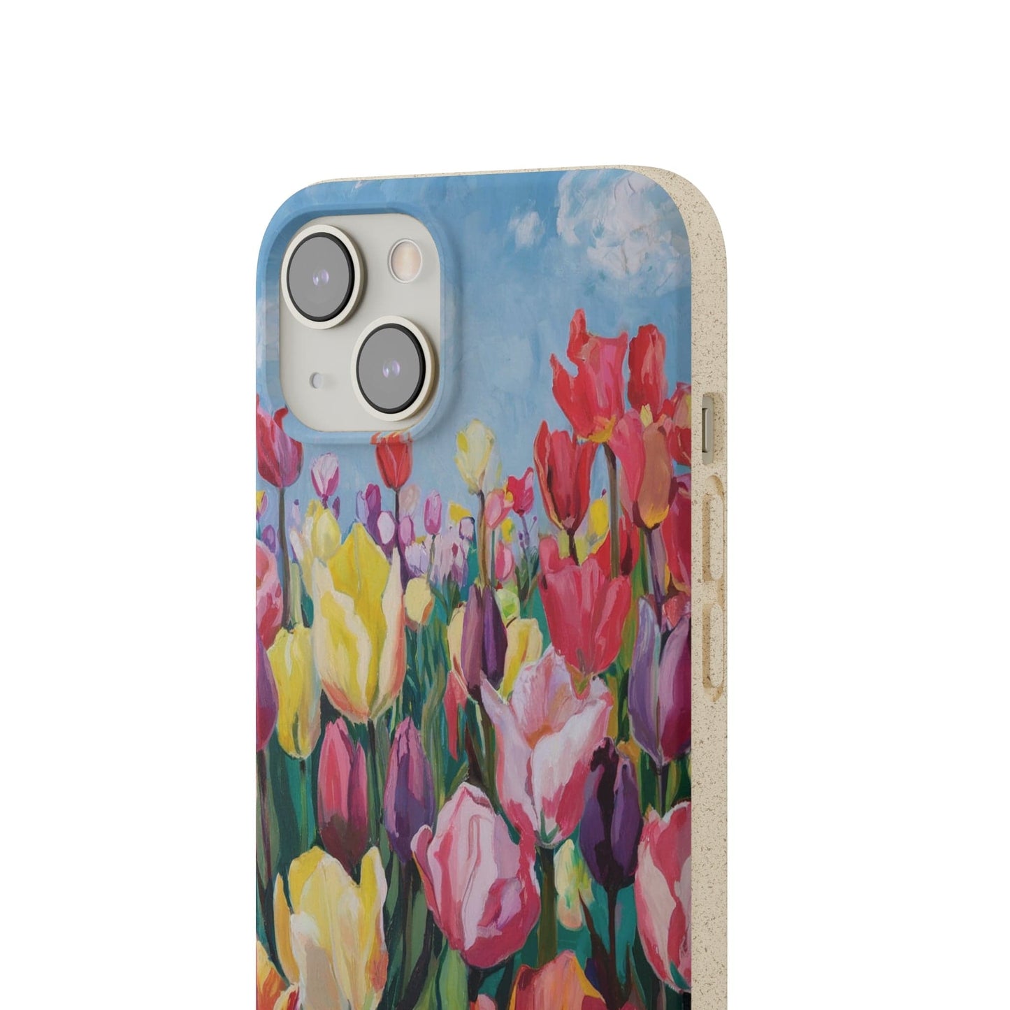 Stepping Green Phone Case Painted Tulip Bio Case