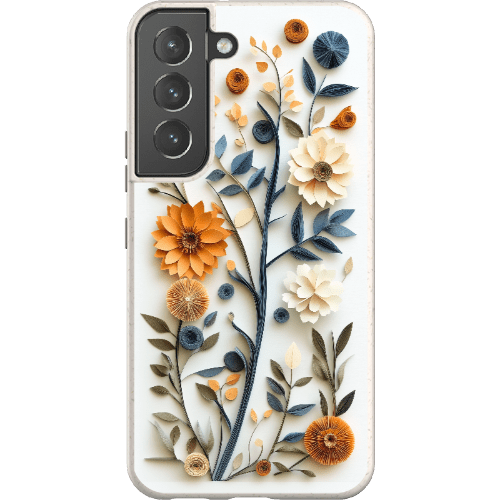 Stepping Green Phone Case Paper Cut Boho Floral Bio Case