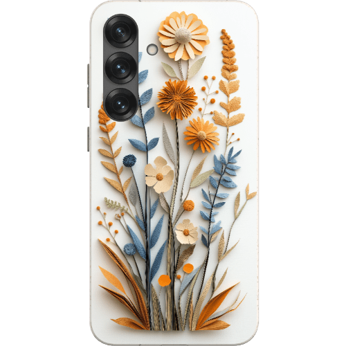 Stepping Green Phone Case Paper Cut Boho Wildflowers Bio Case