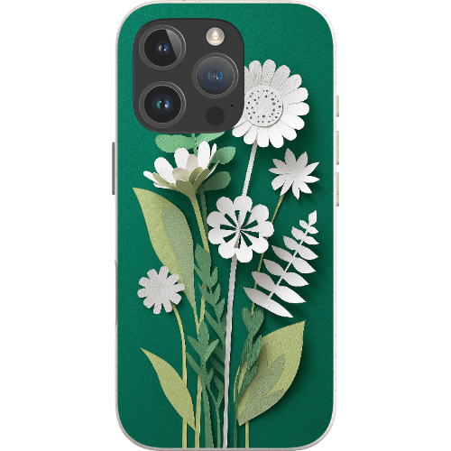 Stepping Green Phone Case Paper Cut Foral Bio Case