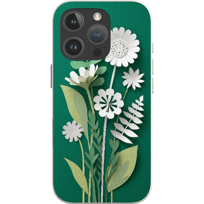 Stepping Green Phone Case Paper Cut Foral Bio Case