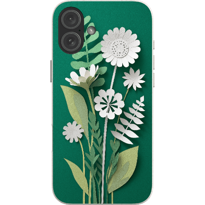 Stepping Green Phone Case Paper Cut Foral Bio Case