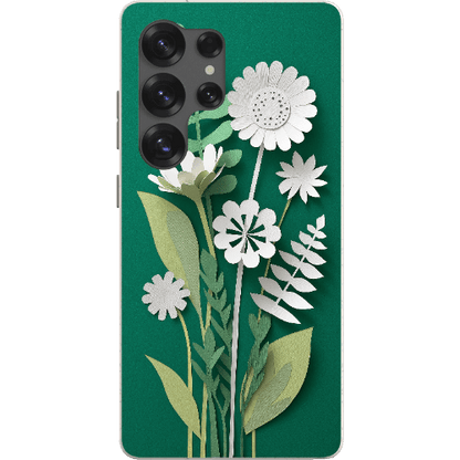 Stepping Green Phone Case Paper Cut Foral Bio Case