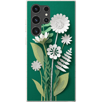 Stepping Green Phone Case Paper Cut Foral Bio Case