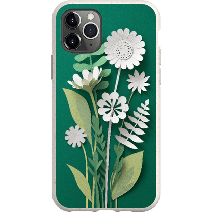 Stepping Green Phone Case Paper Cut Foral Bio Case