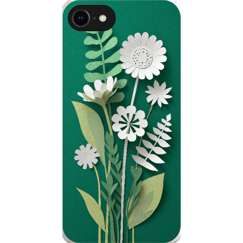 Stepping Green Phone Case Paper Cut Foral Bio Case