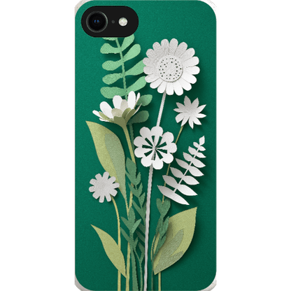 Stepping Green Phone Case Paper Cut Foral Bio Case