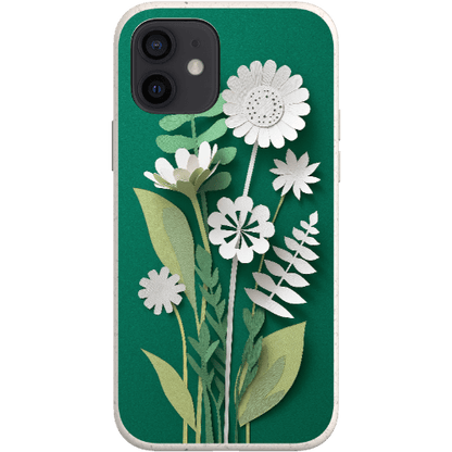 Stepping Green Phone Case Paper Cut Foral Bio Case