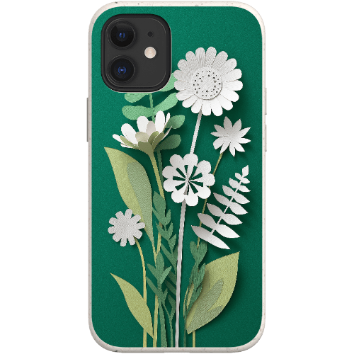 Stepping Green Phone Case Paper Cut Foral Bio Case