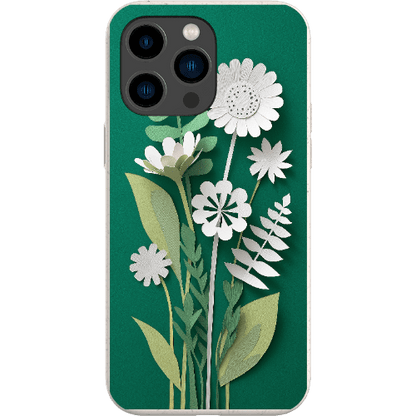 Stepping Green Phone Case Paper Cut Foral Bio Case