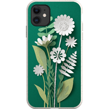 Stepping Green Phone Case Paper Cut Foral Bio Case