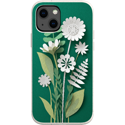 Stepping Green Phone Case Paper Cut Foral Bio Case