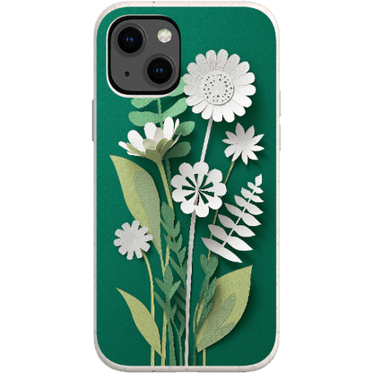 Stepping Green Phone Case Paper Cut Foral Bio Case