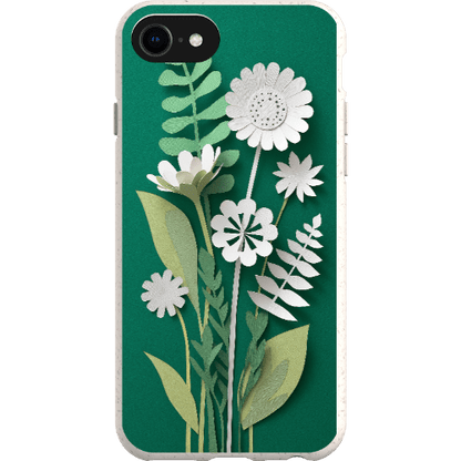 Stepping Green Phone Case Paper Cut Foral Bio Case
