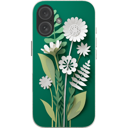 Stepping Green Phone Case Paper Cut Foral Bio Case