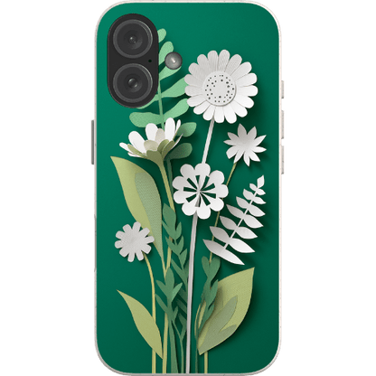 Stepping Green Phone Case Paper Cut Foral Bio Case