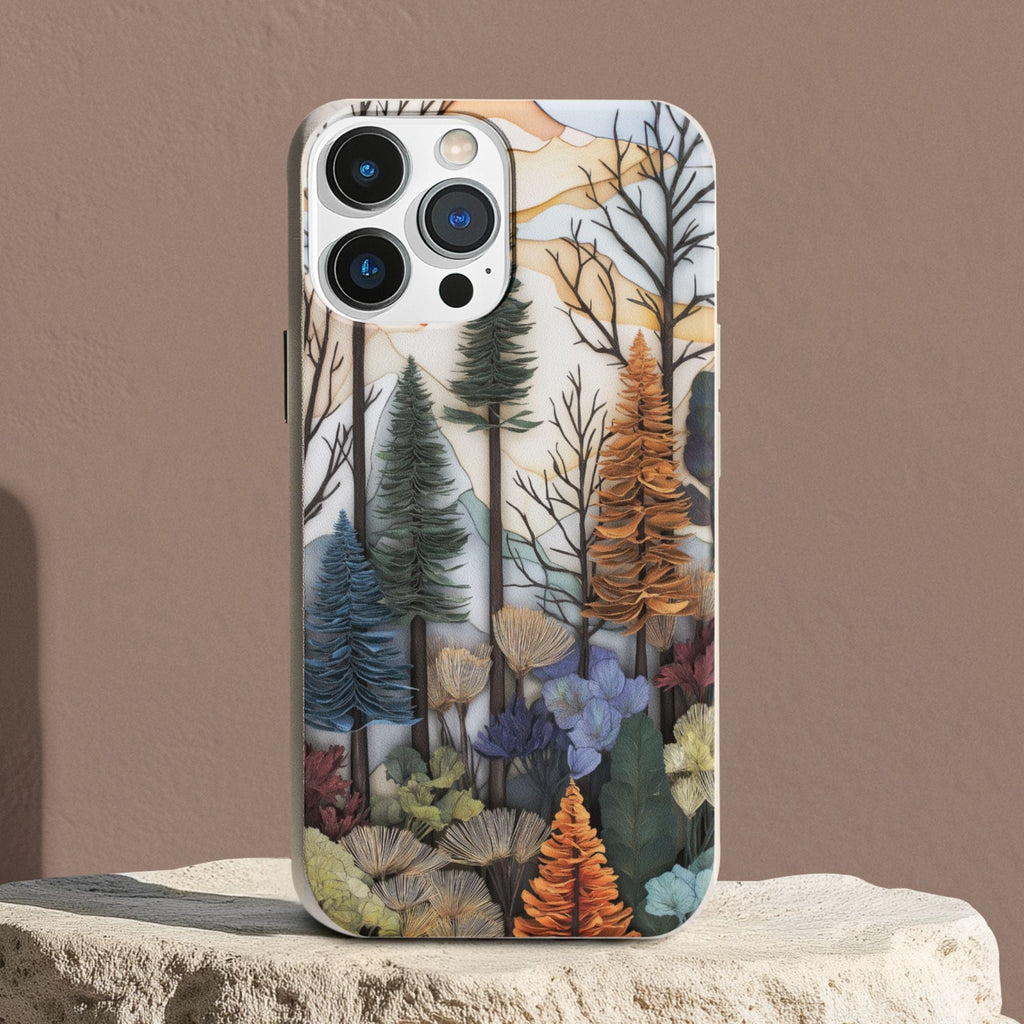 Stepping Green Phone Case Paper Forest Life Bio Case