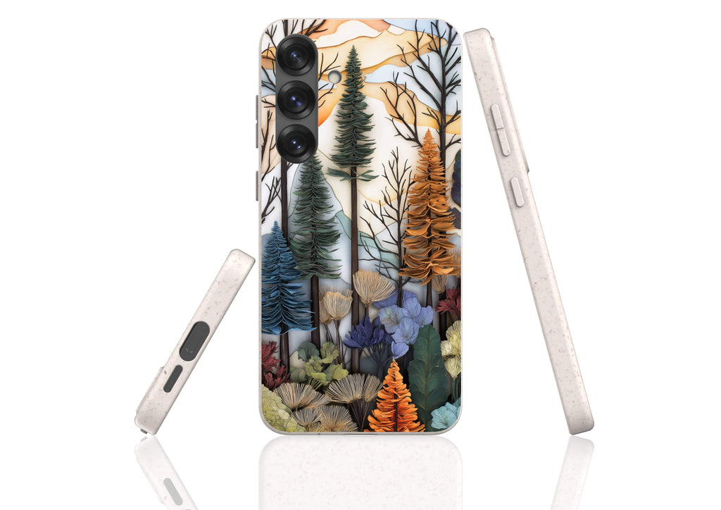 Stepping Green Phone Case Paper Forest Life Bio Case