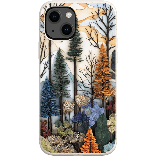 Stepping Green Phone Case Paper Forest Life Bio Case