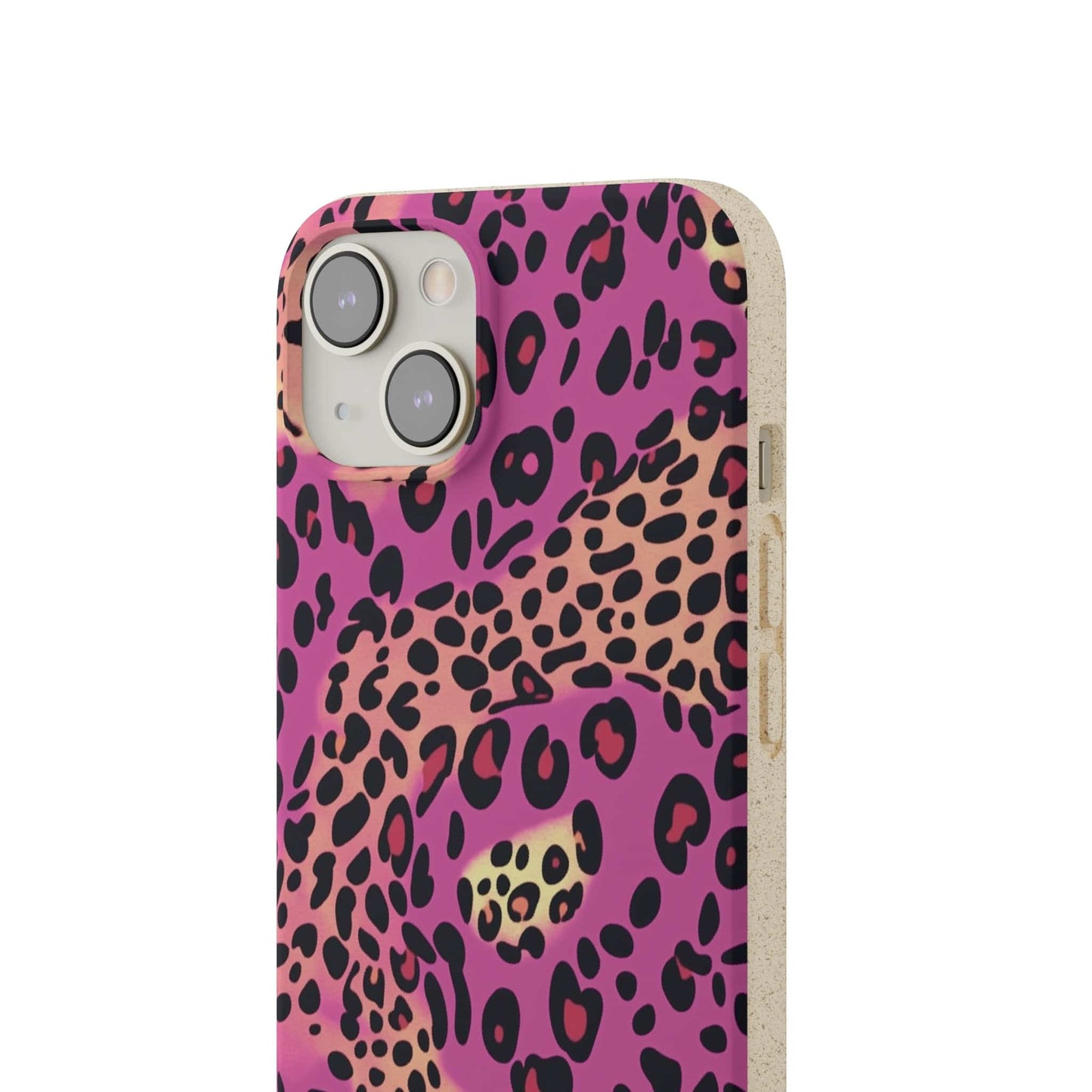 Stepping Green Phone Case Pink Cheetah and Leopard Bio Case