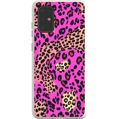 Stepping Green Phone Case Pink Cheetah and Leopard Bio Case