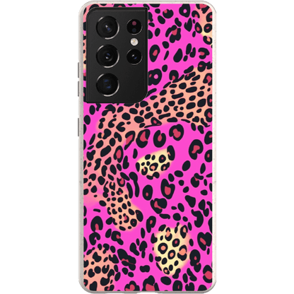 Stepping Green Phone Case Pink Cheetah and Leopard Bio Case