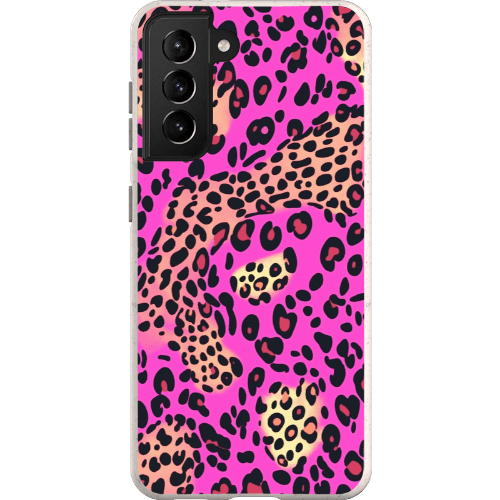 Stepping Green Phone Case Pink Cheetah and Leopard Bio Case