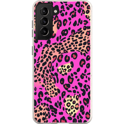 Stepping Green Phone Case Pink Cheetah and Leopard Bio Case