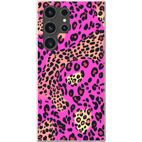 Stepping Green Phone Case Pink Cheetah and Leopard Bio Case