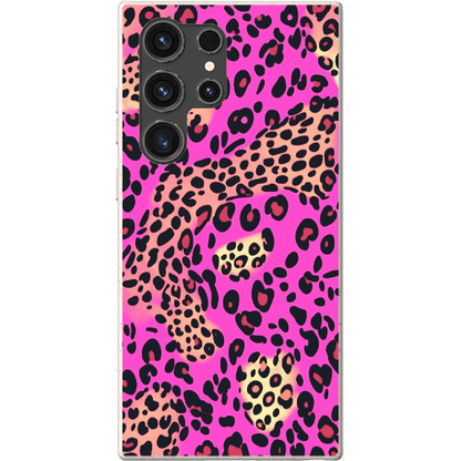Stepping Green Phone Case Pink Cheetah and Leopard Bio Case