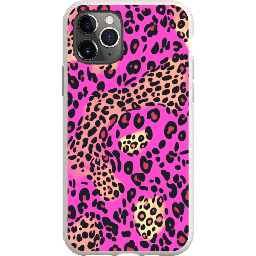 Stepping Green Phone Case Pink Cheetah and Leopard Bio Case