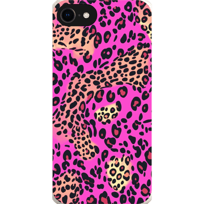 Stepping Green Phone Case Pink Cheetah and Leopard Bio Case