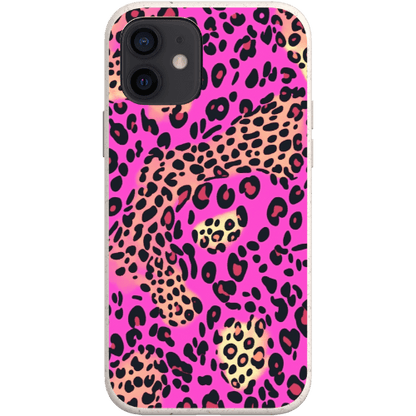 Stepping Green Phone Case Pink Cheetah and Leopard Bio Case