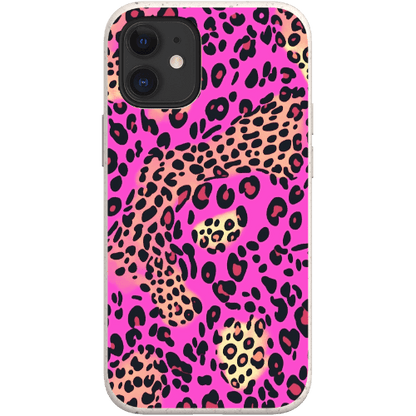 Stepping Green Phone Case Pink Cheetah and Leopard Bio Case