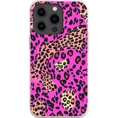 Stepping Green Phone Case Pink Cheetah and Leopard Bio Case