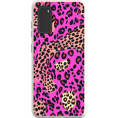 Stepping Green Phone Case Pink Cheetah and Leopard Bio Case