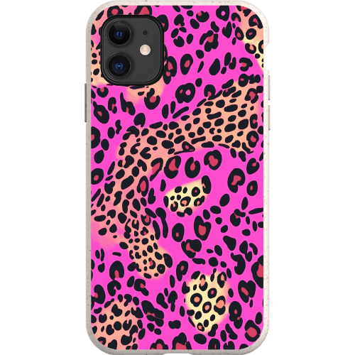 Stepping Green Phone Case Pink Cheetah and Leopard Bio Case