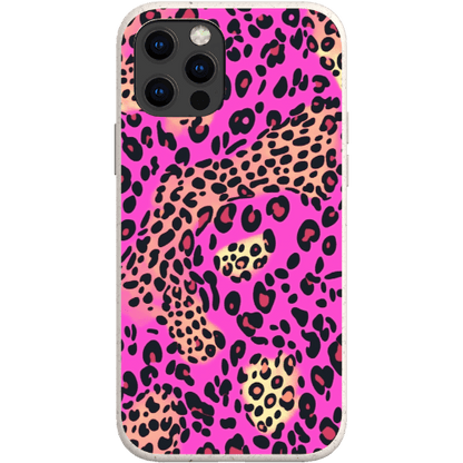 Stepping Green Phone Case Pink Cheetah and Leopard Bio Case