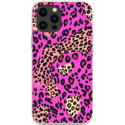 Stepping Green Phone Case Pink Cheetah and Leopard Bio Case