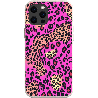 Stepping Green Phone Case Pink Cheetah and Leopard Bio Case