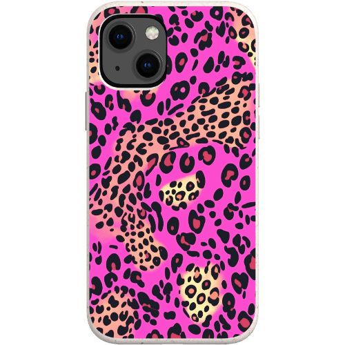 Stepping Green Phone Case Pink Cheetah and Leopard Bio Case