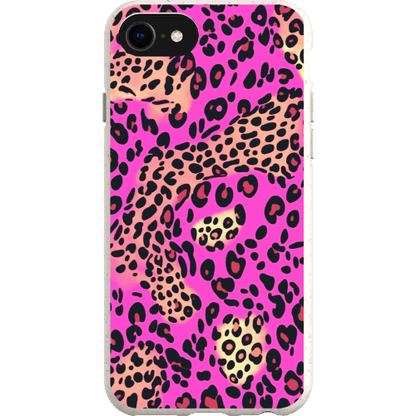 Stepping Green Phone Case Pink Cheetah and Leopard Bio Case