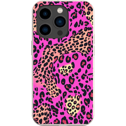 Stepping Green Phone Case Pink Cheetah and Leopard Bio Case