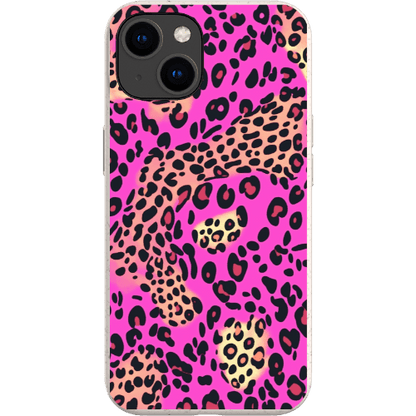 Stepping Green Phone Case Pink Cheetah and Leopard Bio Case